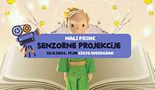 Mali princ na senzornoj projekciji u Centru za kulturu i obrazovanje Susedgrad